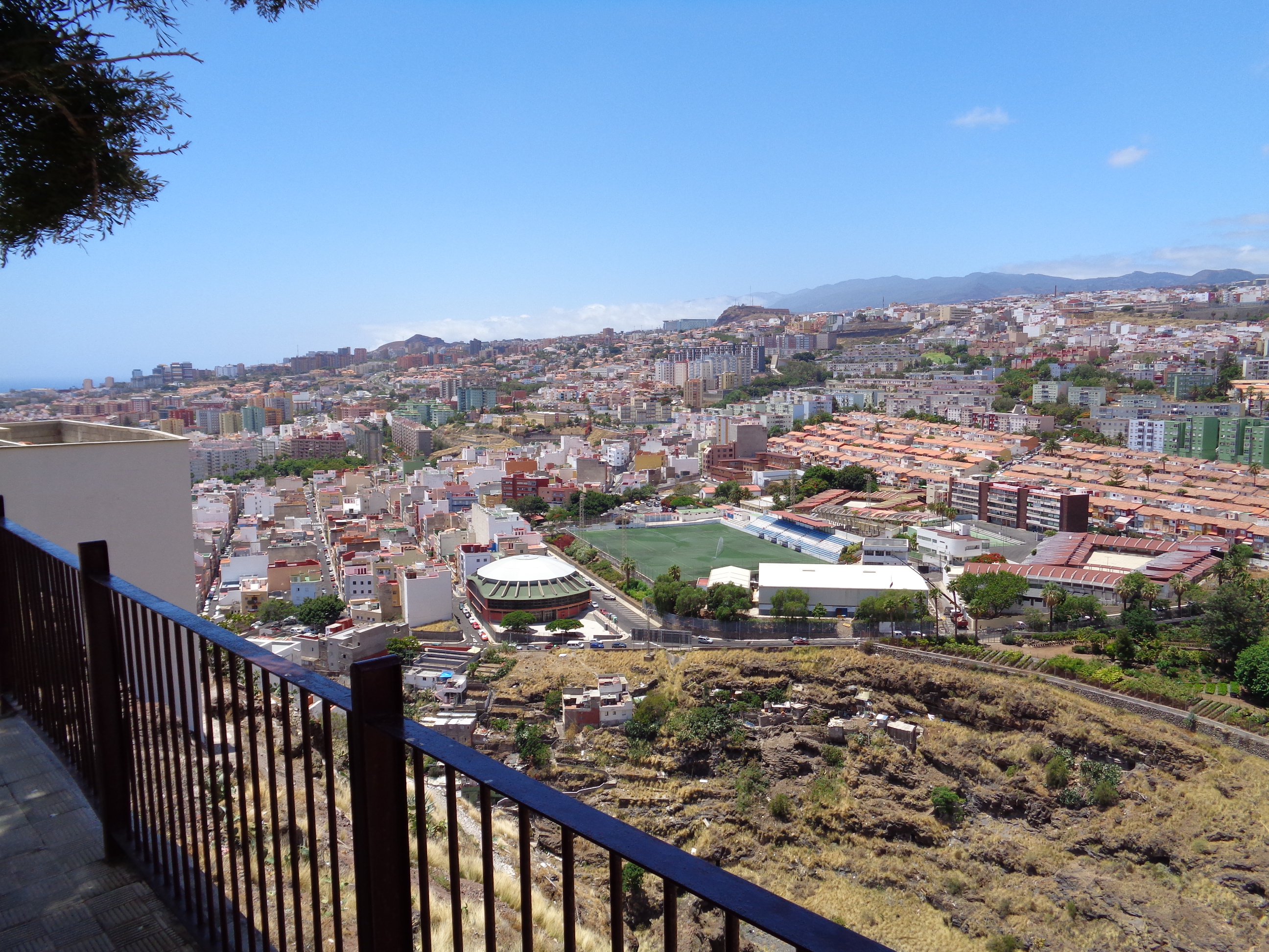 Fotografía de las vistas desde el mirador de Cueva Roja en Barrio Nuevo